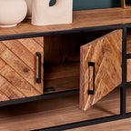 Tv meubel Arlington | 1 Lade | Gelakt mangohout