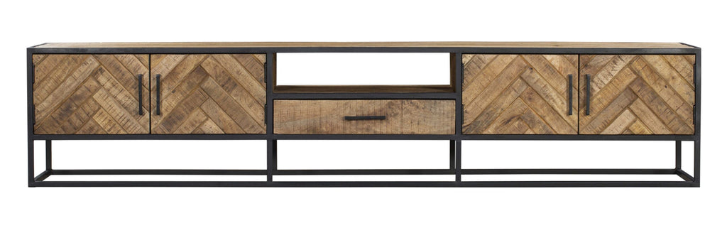 Tv meubel Arlington | 1 Lade | Gelakt mangohout