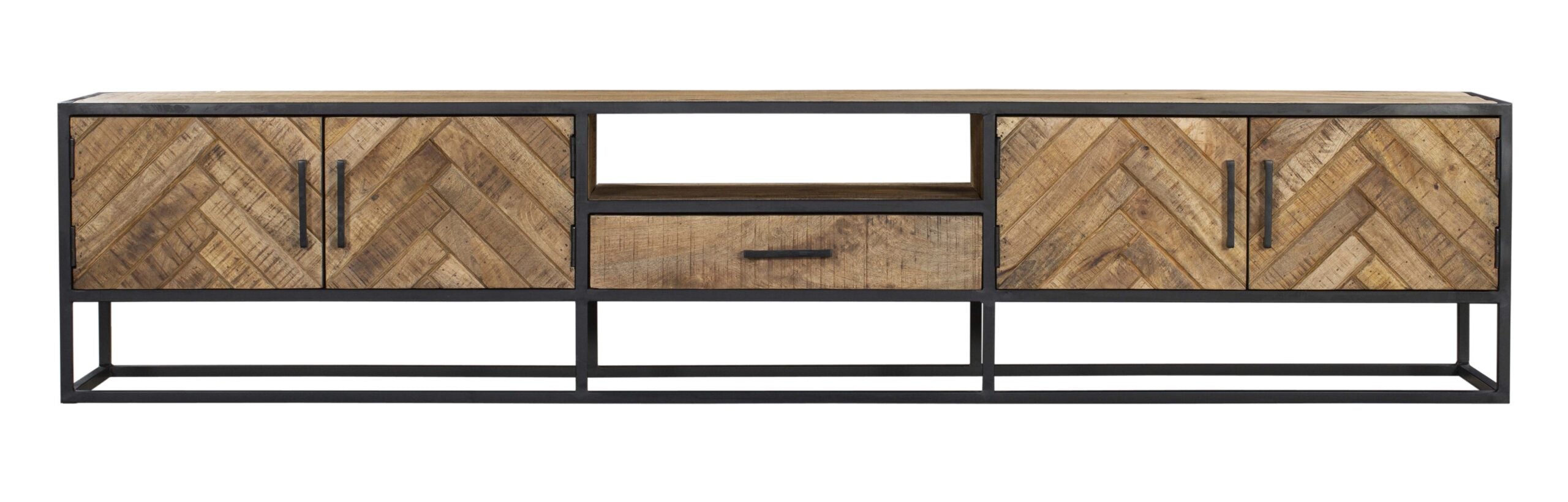 Tv meubel Arlington | 1 Lade | Gelakt mangohout