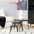 Salontafel Set Jala | 3-delig | Zwart marmer
