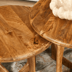 Bijzettafel Milou | Mangohout | Naturel