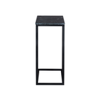 Bijzettafel Slider | Zwart Marmer | Metaal
