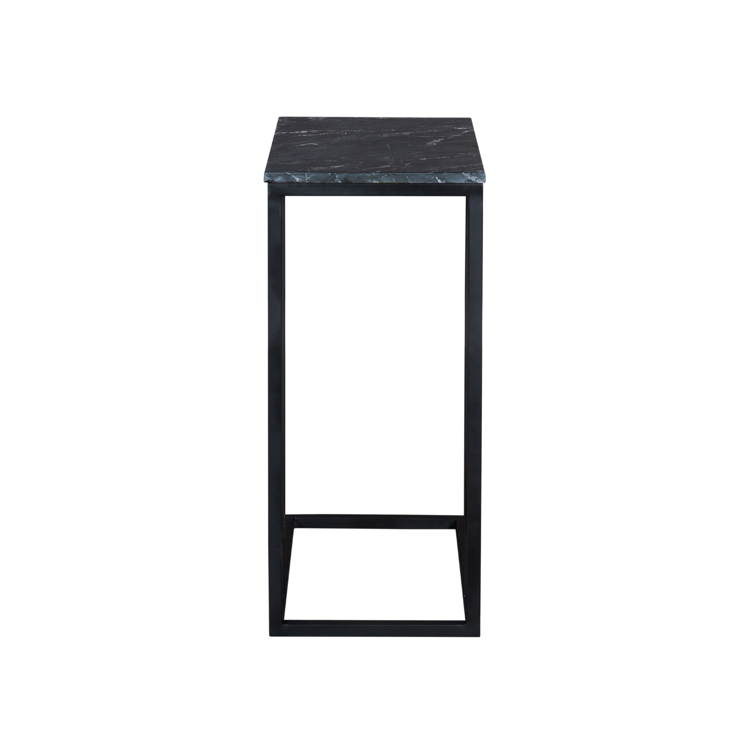 Bijzettafel Slider | Zwart Marmer | Metaal