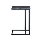 Bijzettafel Slider | Zwart Marmer | Metaal