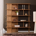 Wandkast Lina | Open Planken | Massief mangohout naturel