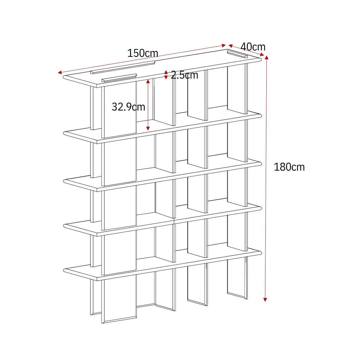 Wandkast Lina | 150 cm