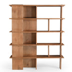 Wandkast Lina | Open Planken | Massief mangohout naturel