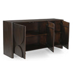 Dressoir Zana | Mangohout | Organische fronten bruin