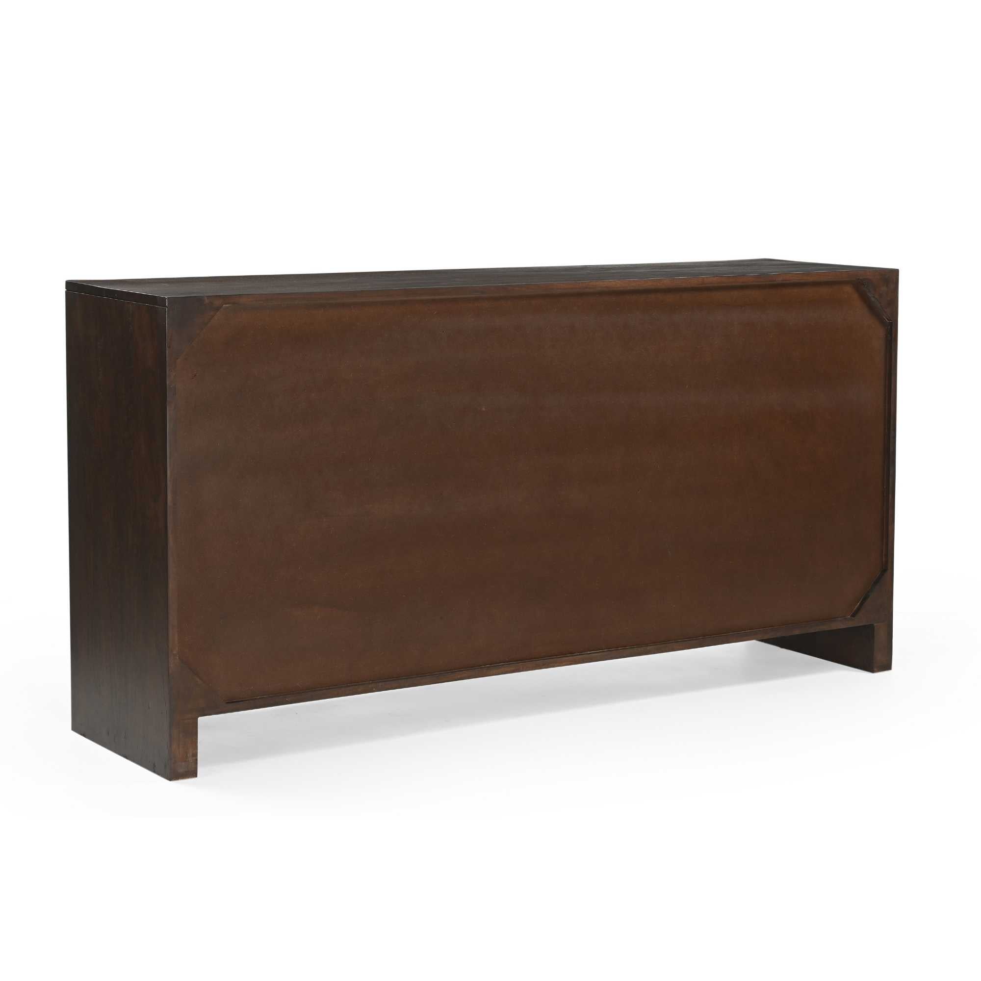 Dressoir Zana | Mangohout | Organische fronten bruin