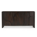 Dressoir Zana | Mangohout | Organische fronten bruin