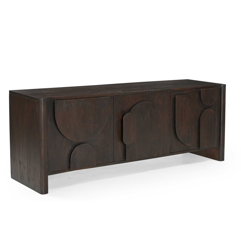 Tv-meubel Zana | Mangohout | Bruin | 150 cm