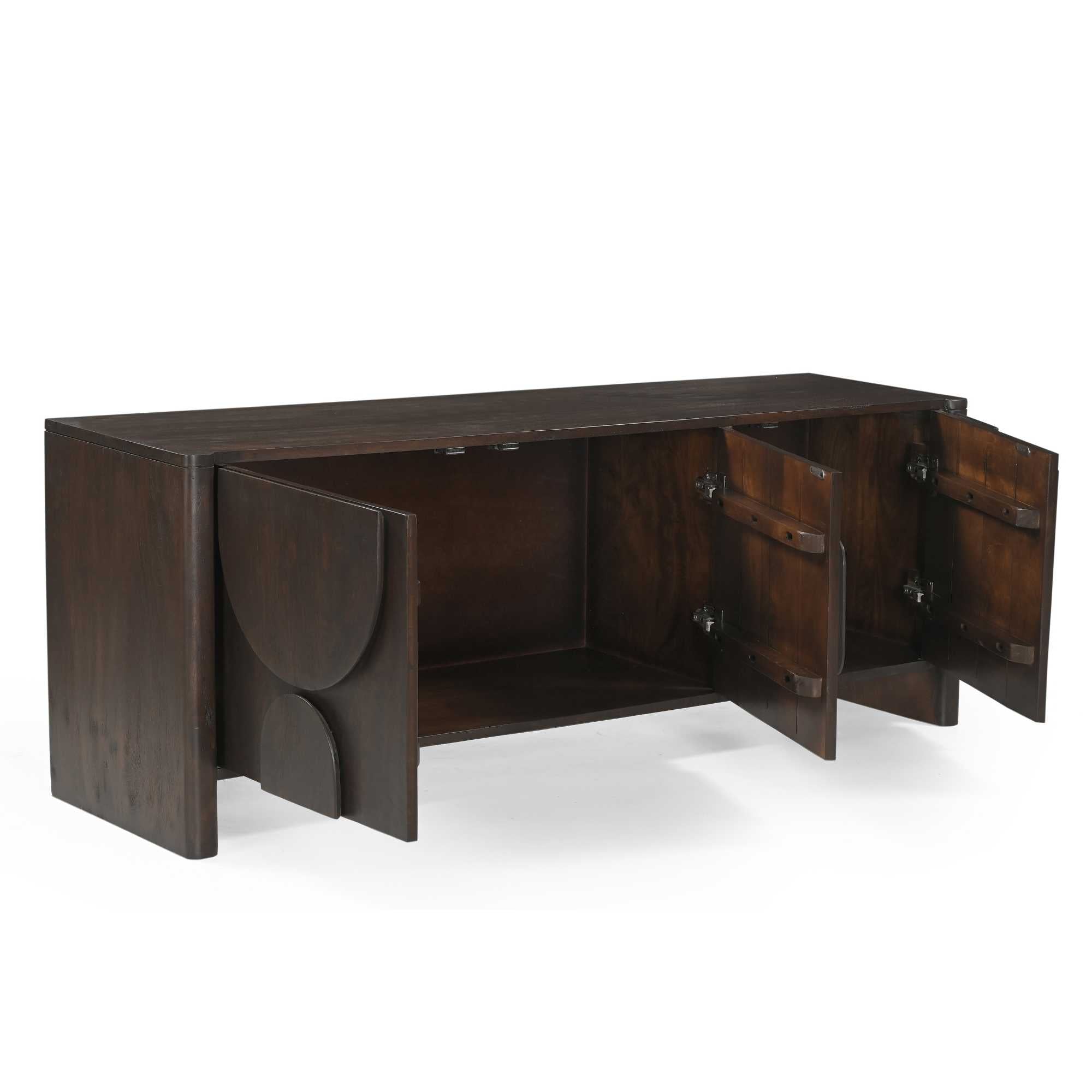 Tv-meubel Zana | Mangohout | Bruin | 150 cm