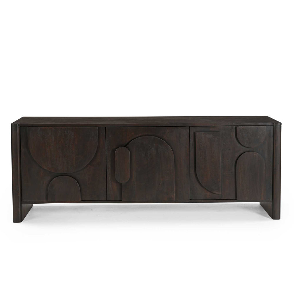Tv-meubel Zana | Mangohout | Bruin | 150 cm