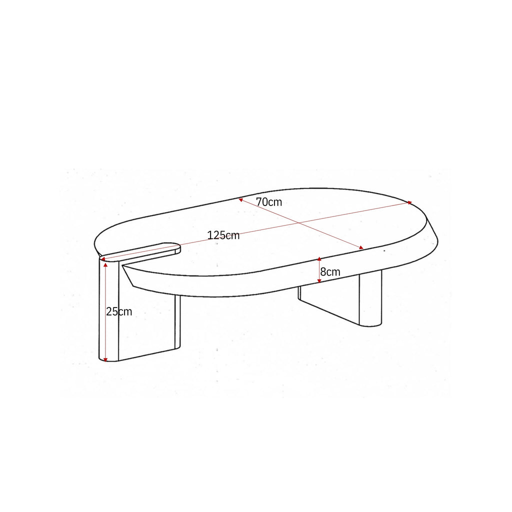 Salontafel Rava | 125 cm
