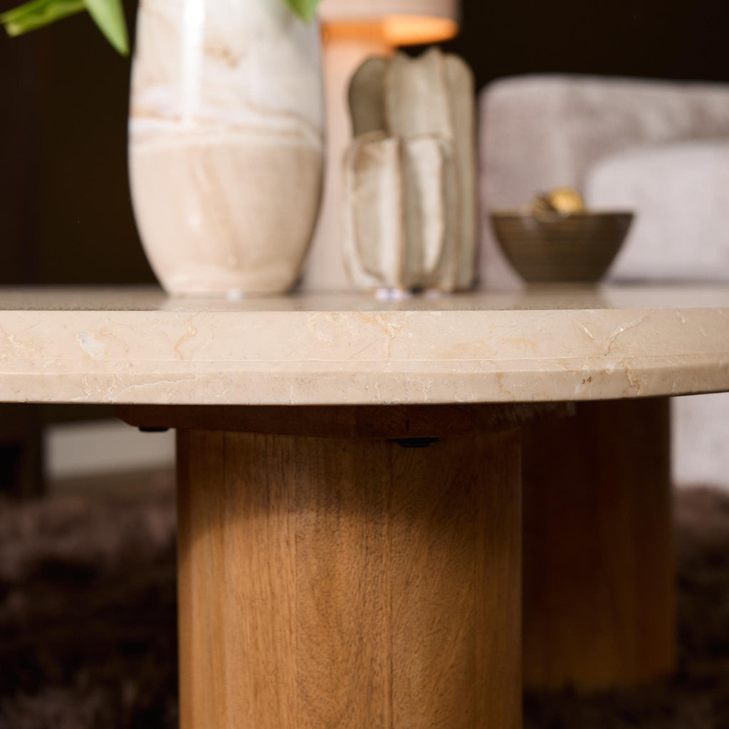 Salontafel Nuvé | Botticino | Mango naturel