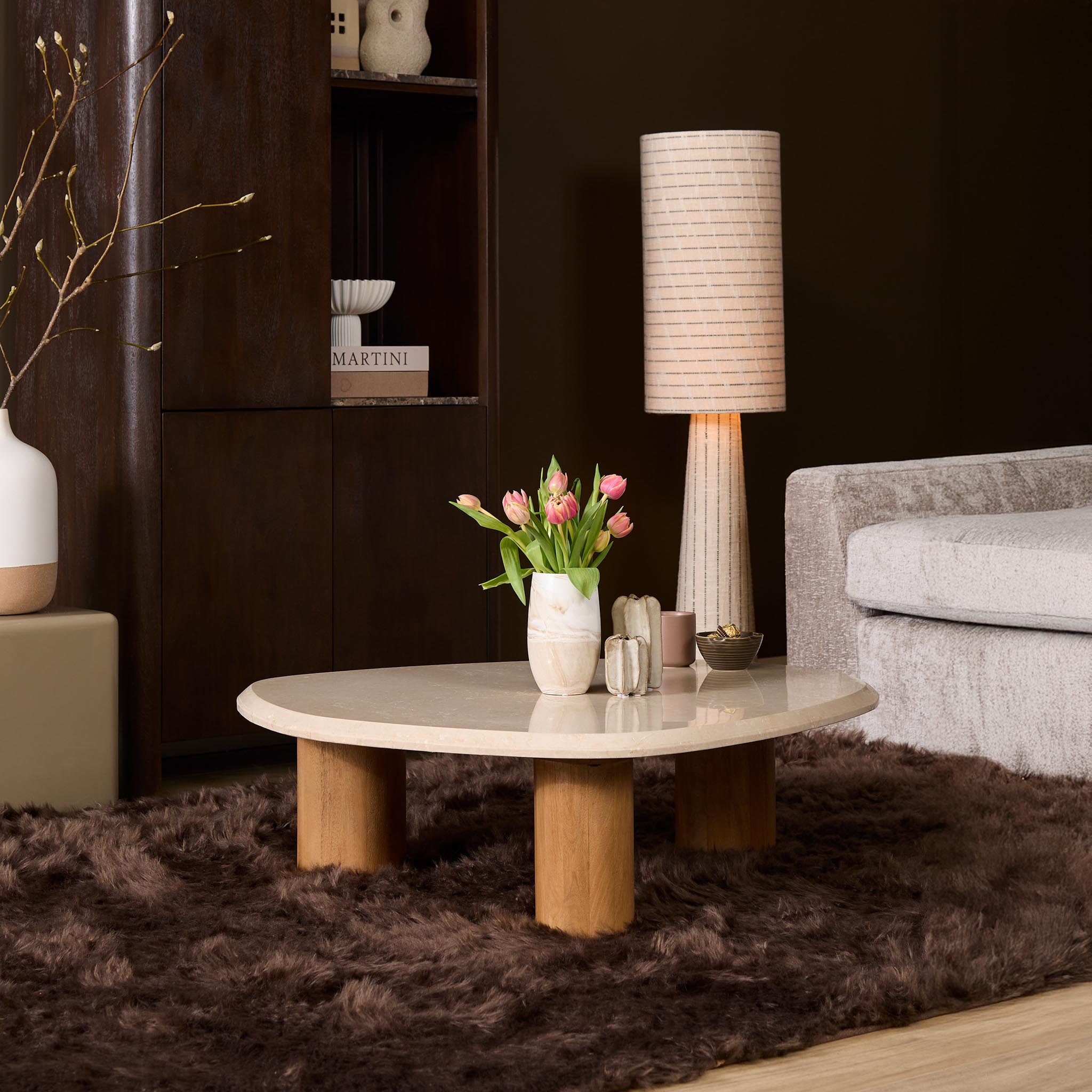 Salontafel Nuvé | Botticino | Mango naturel