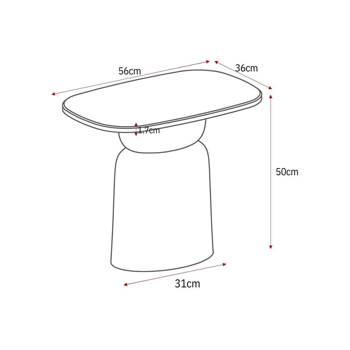 Salontafel Nuvé | 100 cm