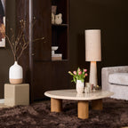 Salontafel Nuvé | Botticino | Mango naturel