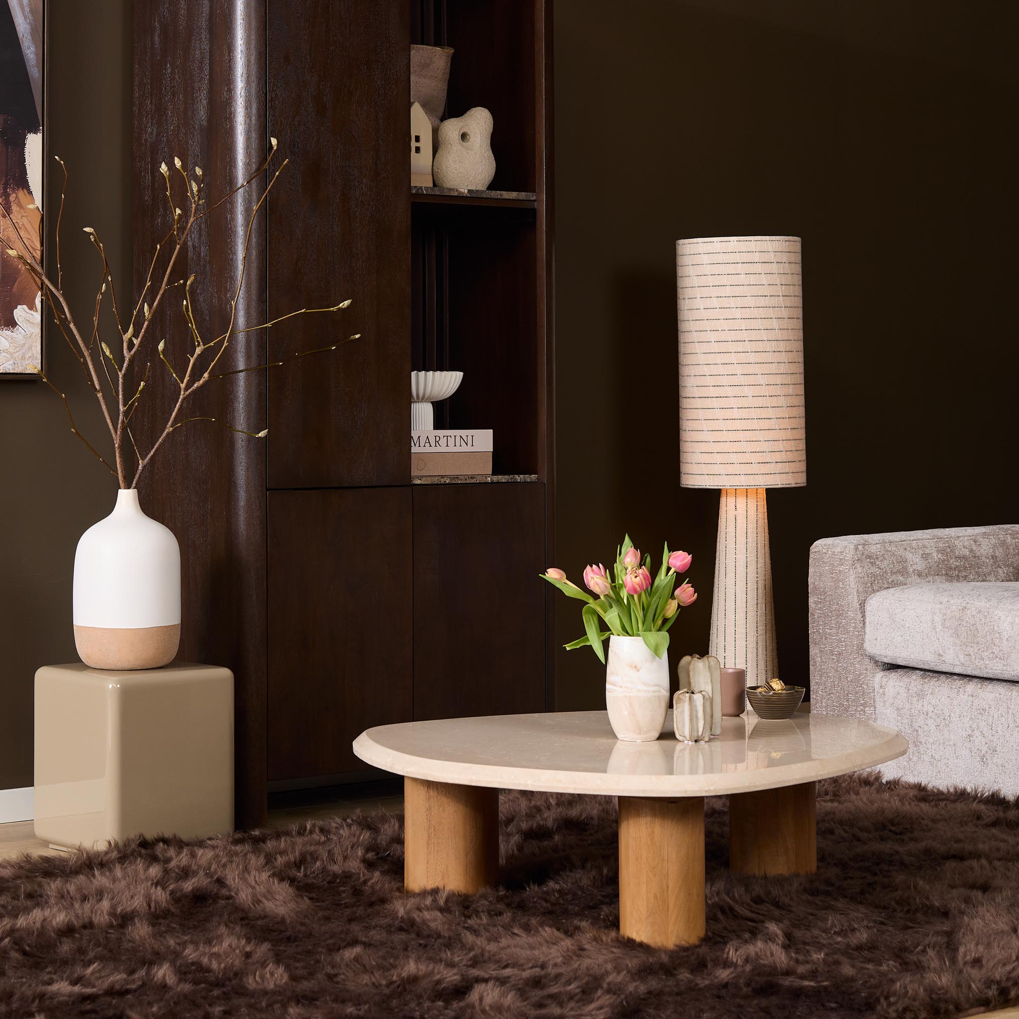 Salontafel Nuvé | Botticino | Mango naturel