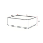 Salontafel Moos | 80 cm