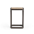 Bijzettafel Arvid | Travertin | Mangohout brown