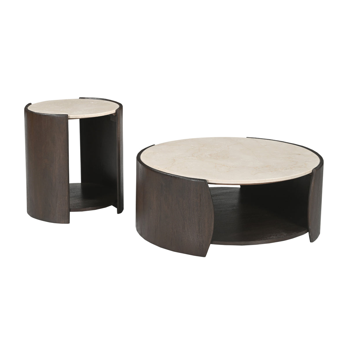 Bijzettafel Alva Marmer 70 cm