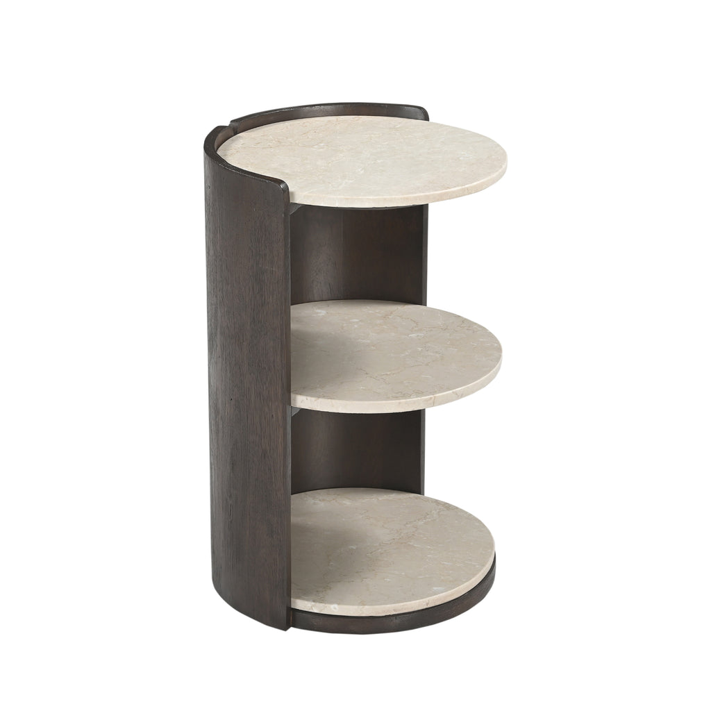 Bijzettafel Alva Marmer 70 cm