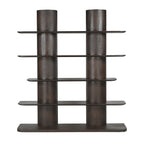 Boekenkast Finn van mangohout, bruin, 180 cm