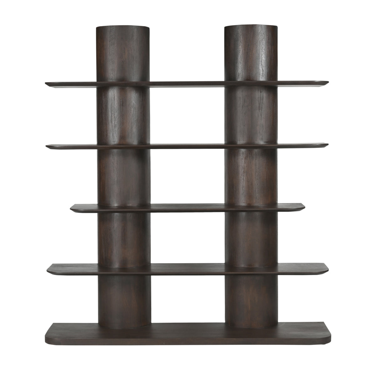 Boekenkast Finn van mangohout, bruin, 180 cm