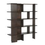 Boekenkast Finn van mangohout, bruin, 180 cm