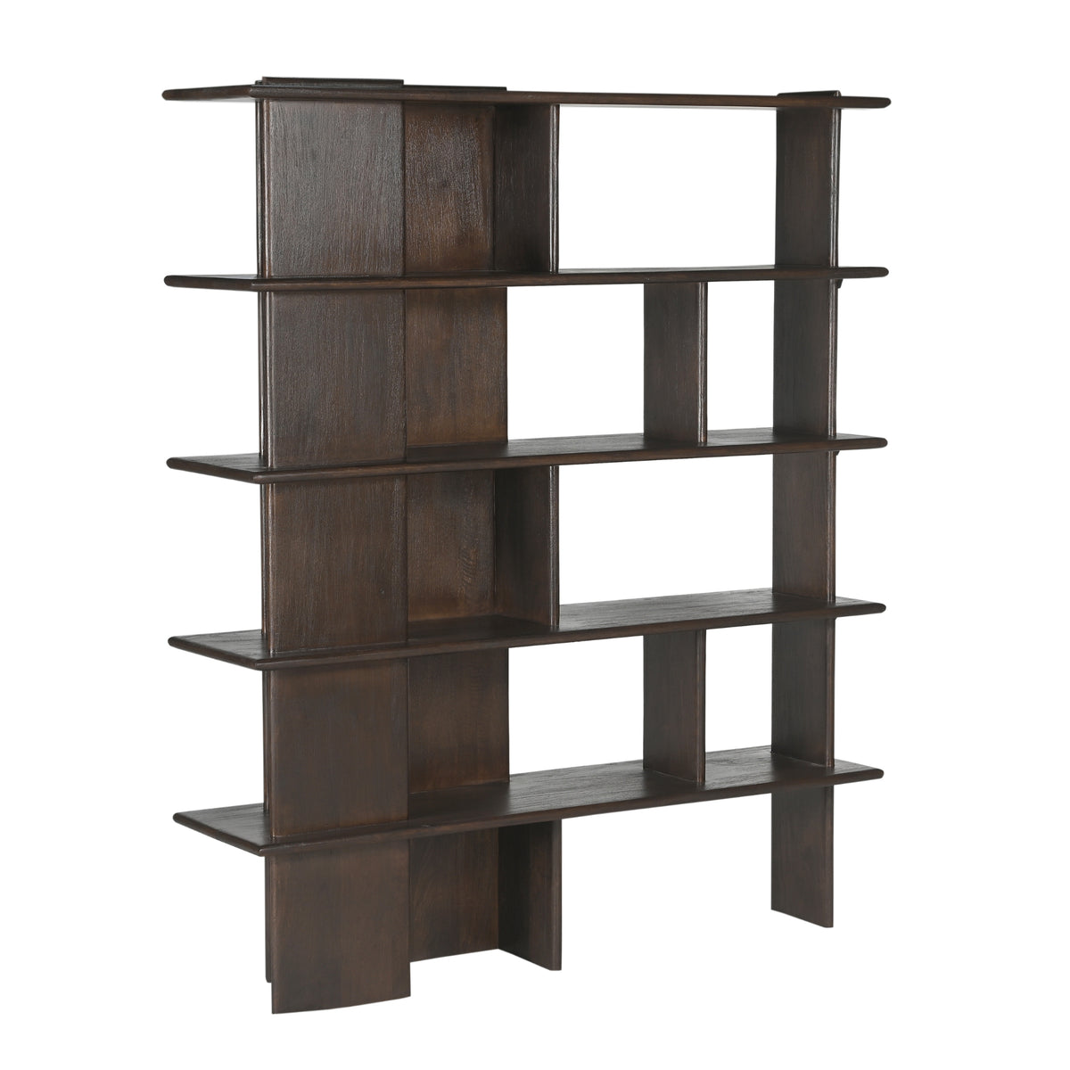 Boekenkast Finn van mangohout, bruin, 180 cm