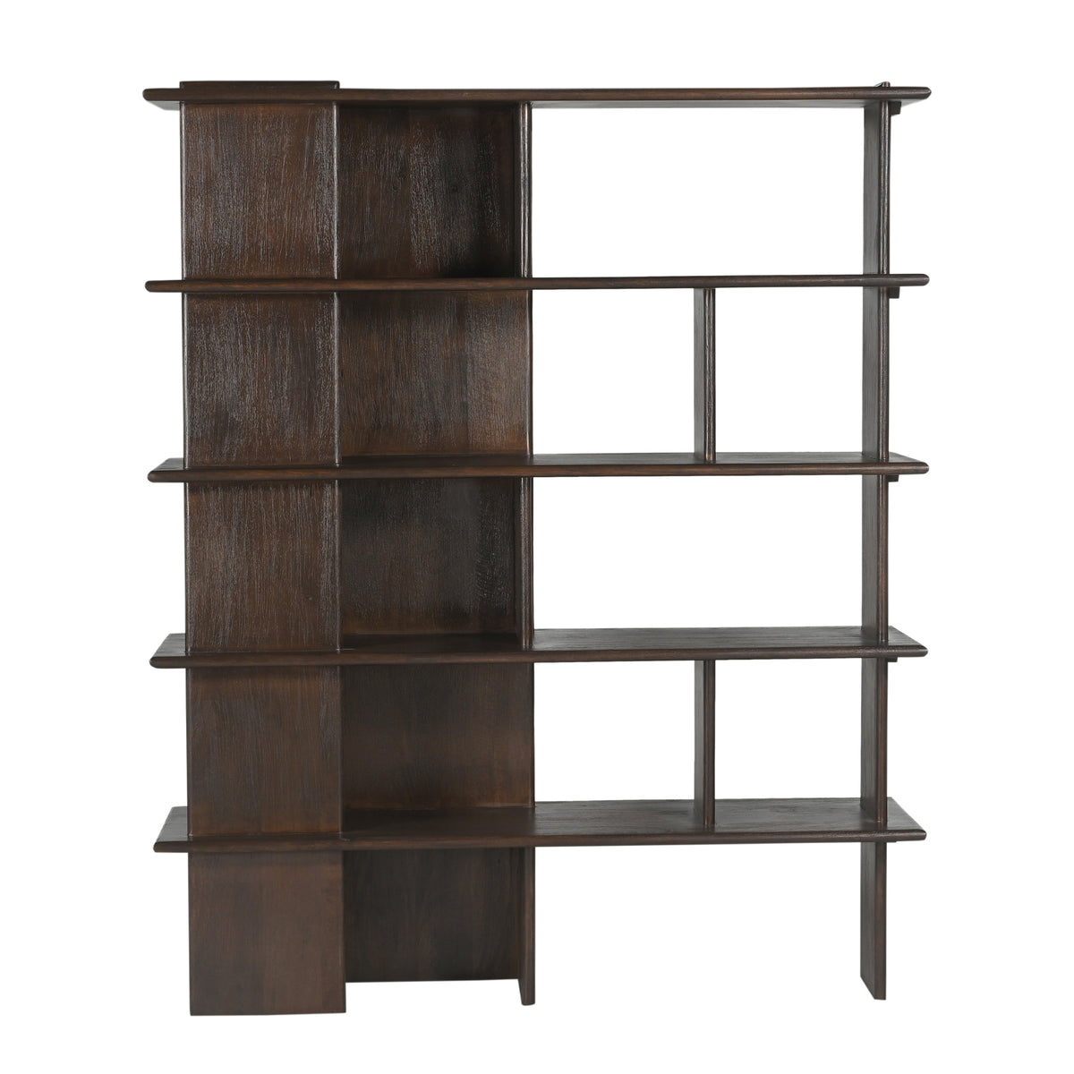 Boekenkast Finn van mangohout, bruin, 180 cm