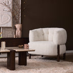 Fauteuil Feda beige