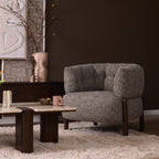 Fauteuil Feda beige