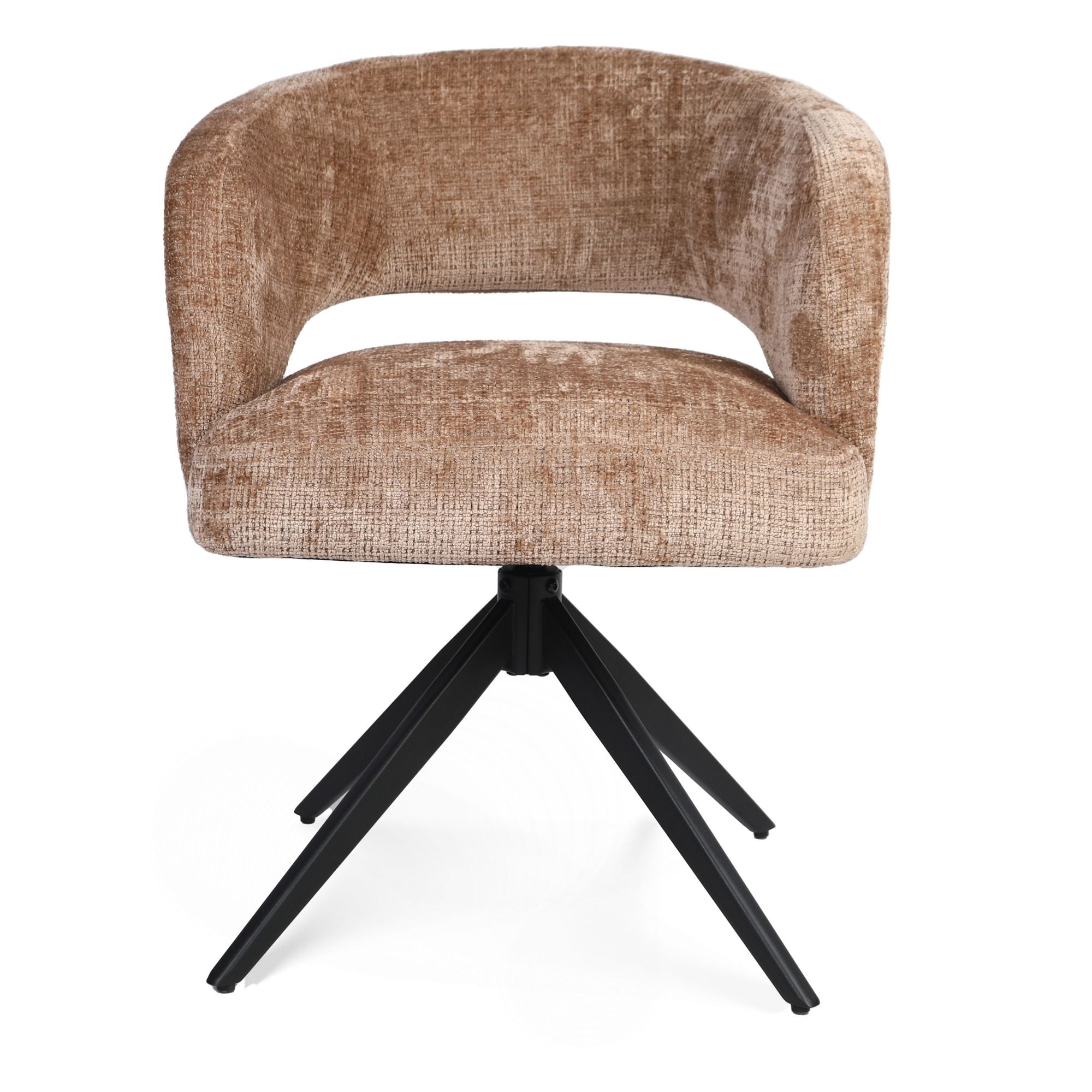 Eetkamerstoel Demi | Cinnamon | Metalen onderstel