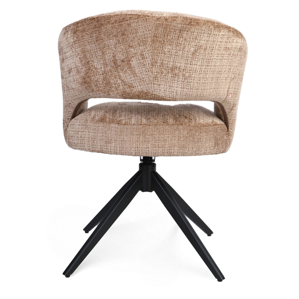 Eetkamerstoel Demi | Cinnamon | Metalen onderstel