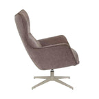 Fauteuil Julia | Draaibaar | Bruine stof