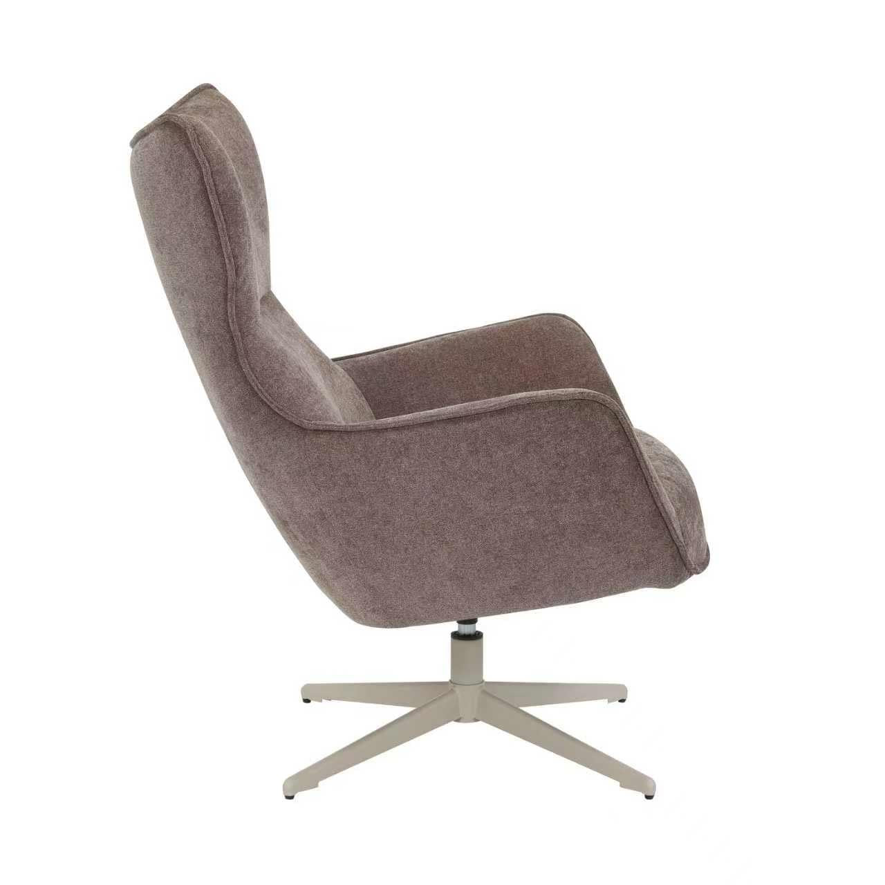 Fauteuil Julia | Draaibaar | Bruine stof