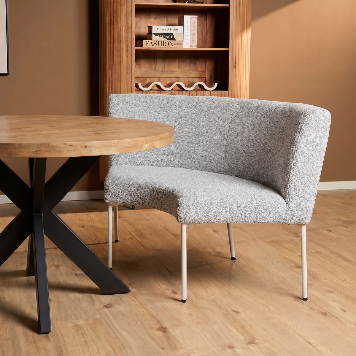 Eetkamerbank Riff | Hoek | Beige