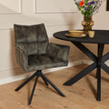 Eetkamerstoel Dani Velvet | Velours | Groen