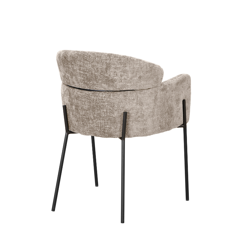 Eetkamerstoel Otis | Gewoven stof | Beige