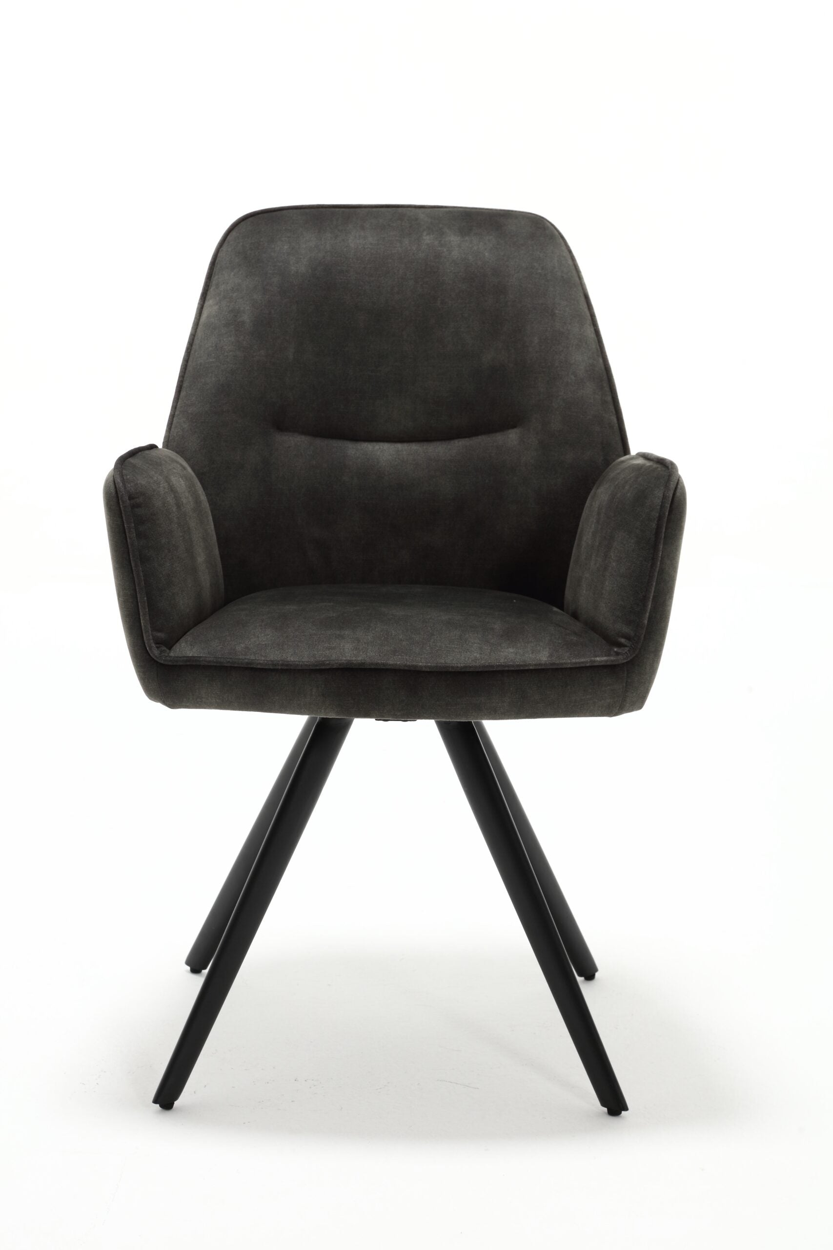 Eetkamerstoel Nova | Velvet | Zwart frame | Set van 2