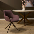 Eetkamerstoel Daisy | Draaibaar 180° | Paars