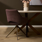 Eetkamerstoel Daisy | Draaibaar 180° | Paars