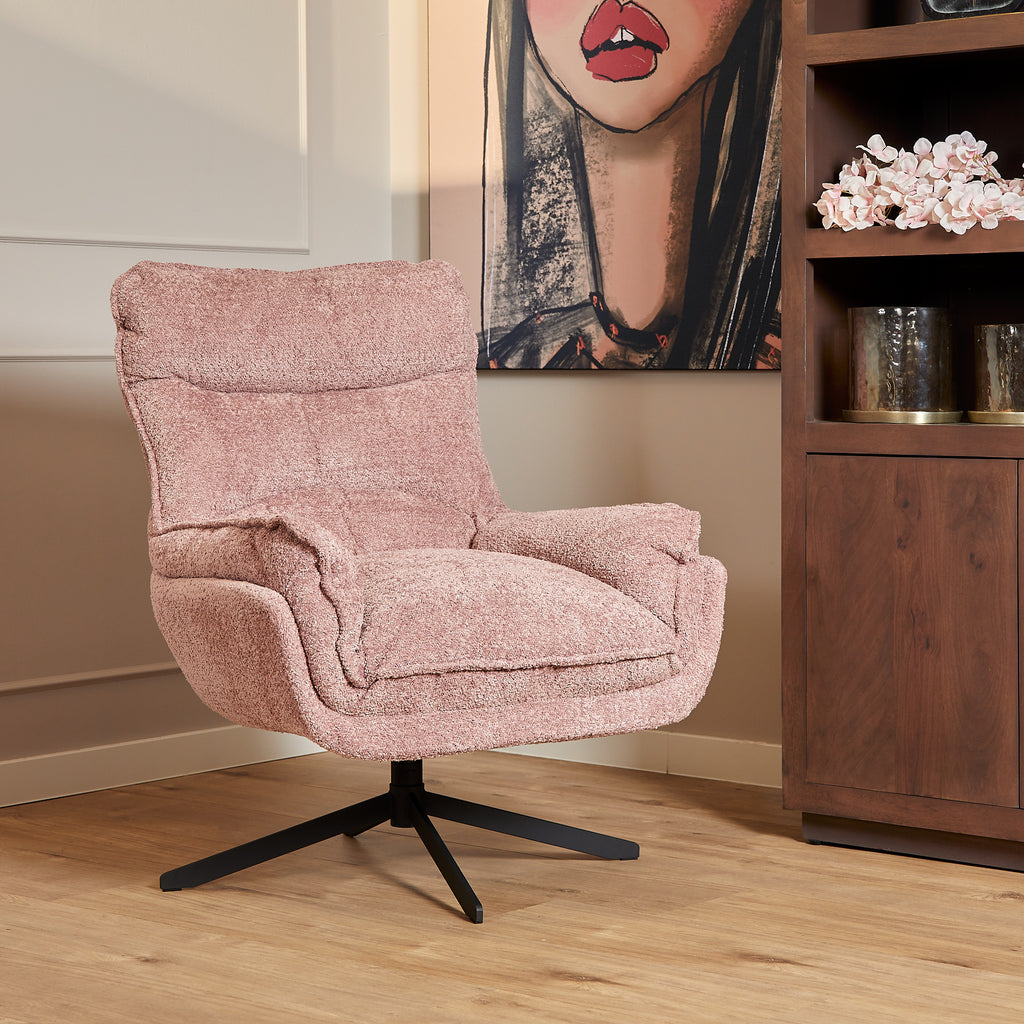 Fauteuil Vera | Draaibaar | Polyester