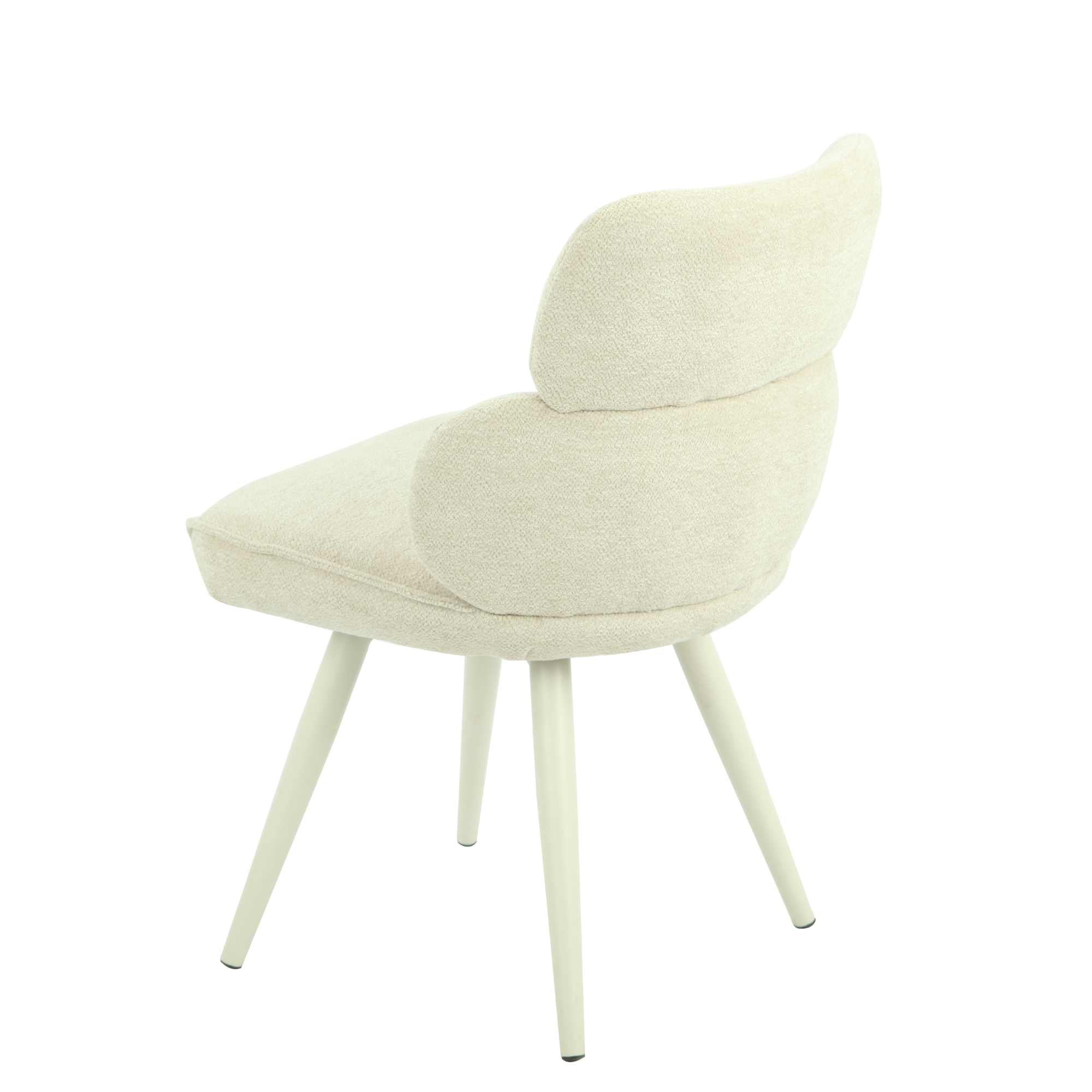 Eetkamerstoel Abby | Stof Raven 24 | Beige