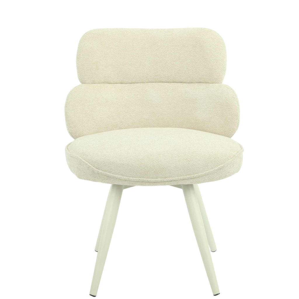 Eetkamerstoel Abby | Stof Raven 24 | Beige