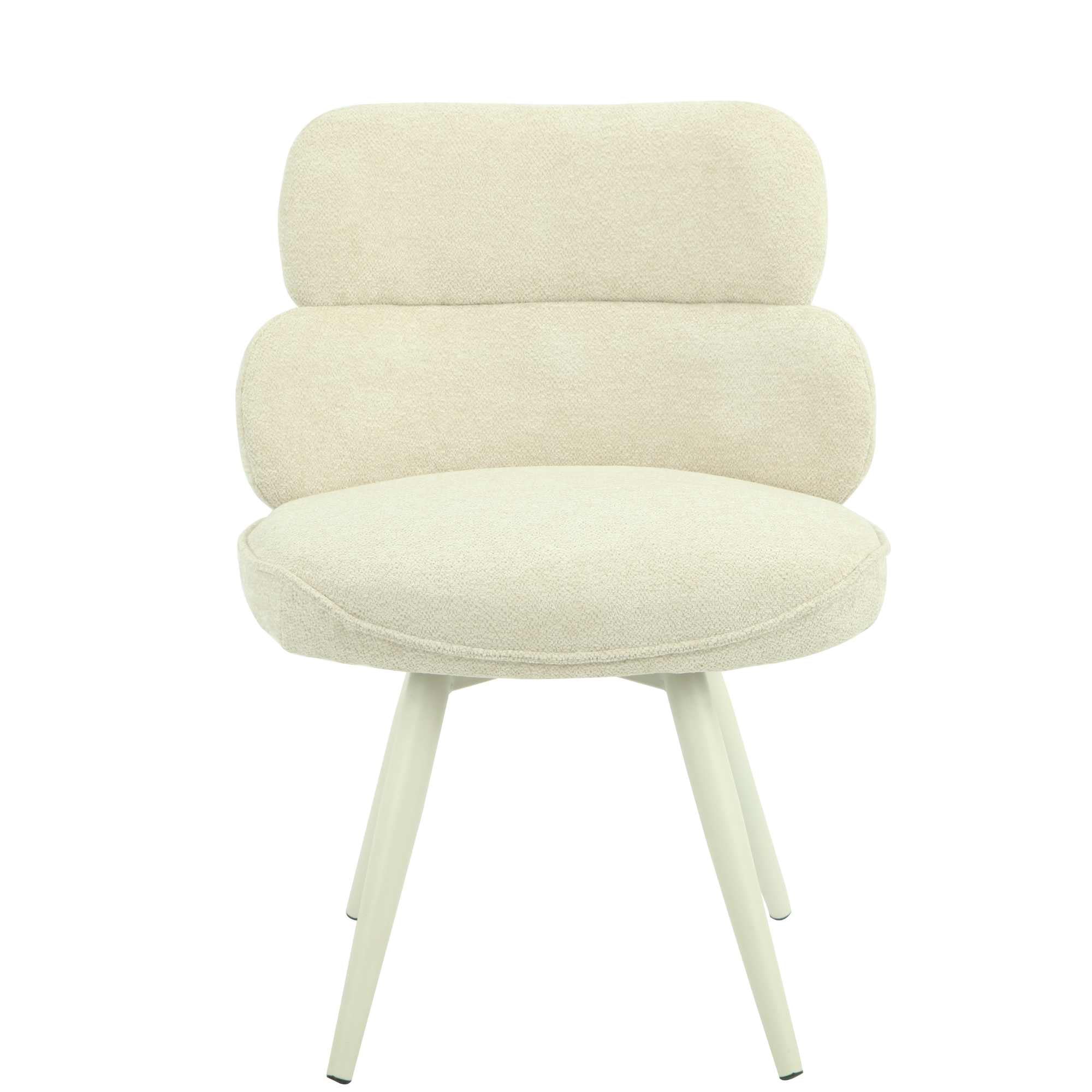 Eetkamerstoel Abby | Stof Raven 24 | Beige
