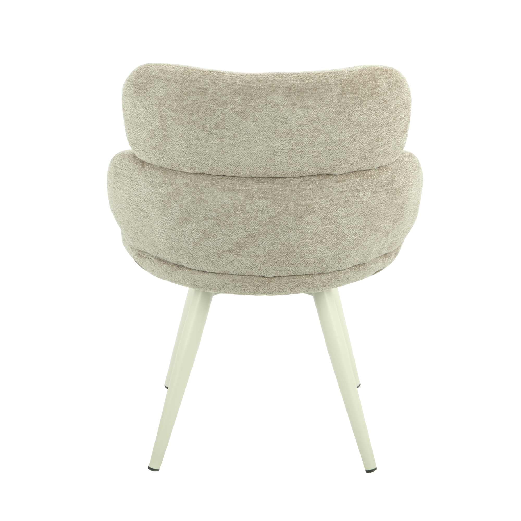 Eetkamerstoel Abby | Stof Raven 30 | Taupe