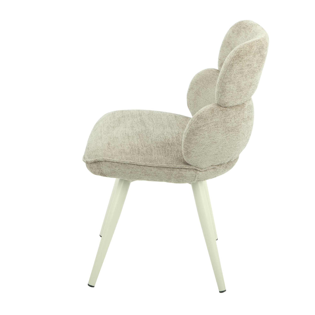 Eetkamerstoel Abby | Stof Raven 30 | Taupe